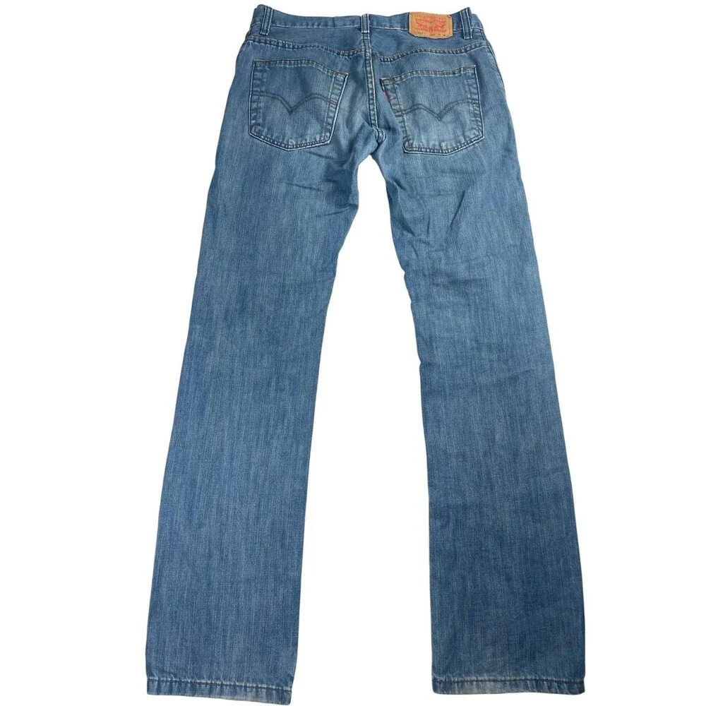 Levi's 511 Jeans Women's 16 Blue Denim‎ Cotton 5-Pockets Mid-Rise Skinny Leg